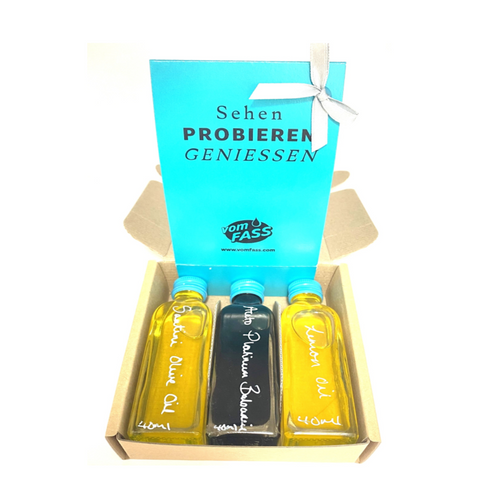 The Essentials' 3x40ml Oil And Vinegar