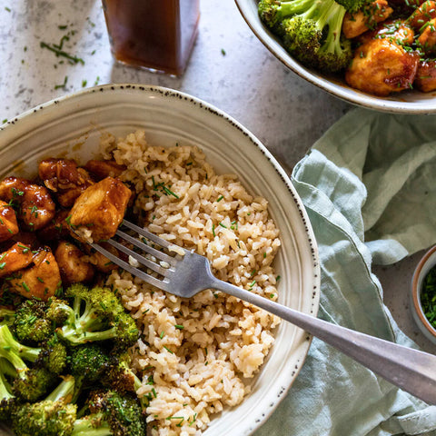 Apricot Chicken and Broccoli