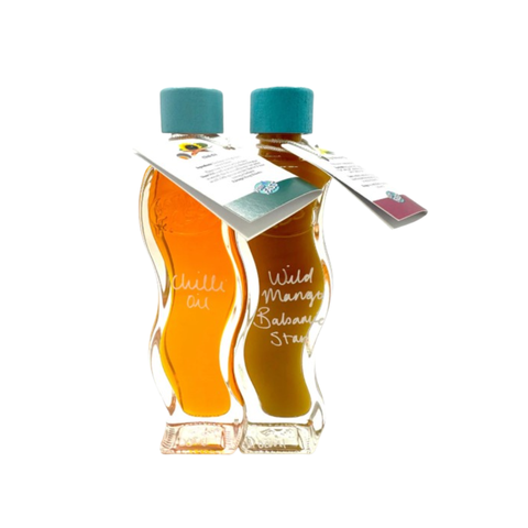 Chilli oil & wild mango balsamic star quadra gift set