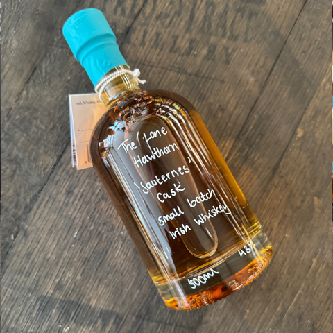 NEW- The Lone Hawthorn “Sauternes Cask” Small Batch Irish Whiskey