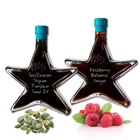 Raspberry Balsamic Vinegar and Styrian Pumpkin Seed Oil